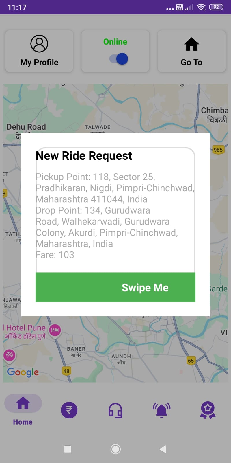 Driver Screen 3